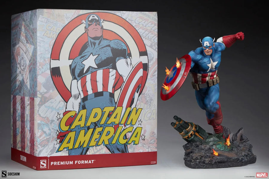 Captain America - LIMITED EDITION: 3500 – Sideshow Collectibles – ActionFigure Brasil