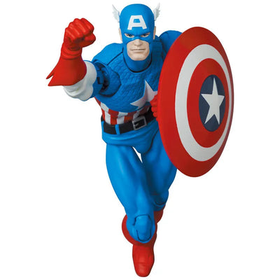 Captain America - Mafex No.217 - Comic Ver. (Medicom Toy)ㅤ – Medicom Toy – ActionFigureBrasil — acessórios