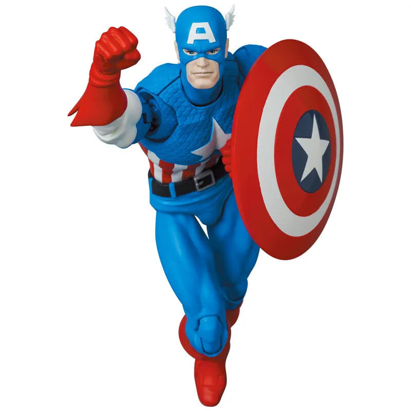 Captain America - Mafex No.217 - Comic Ver. (Medicom Toy)ㅤ – Medicom Toy – ActionFigureBrasil