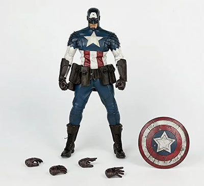 Captain America - Marvelㅤ – ThreeA – ActionFigureBrasil — ângulo diferente