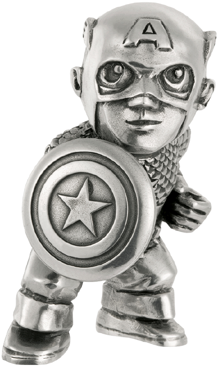 Captain America Miniature – Royal Selangor – ActionFigure Brasil