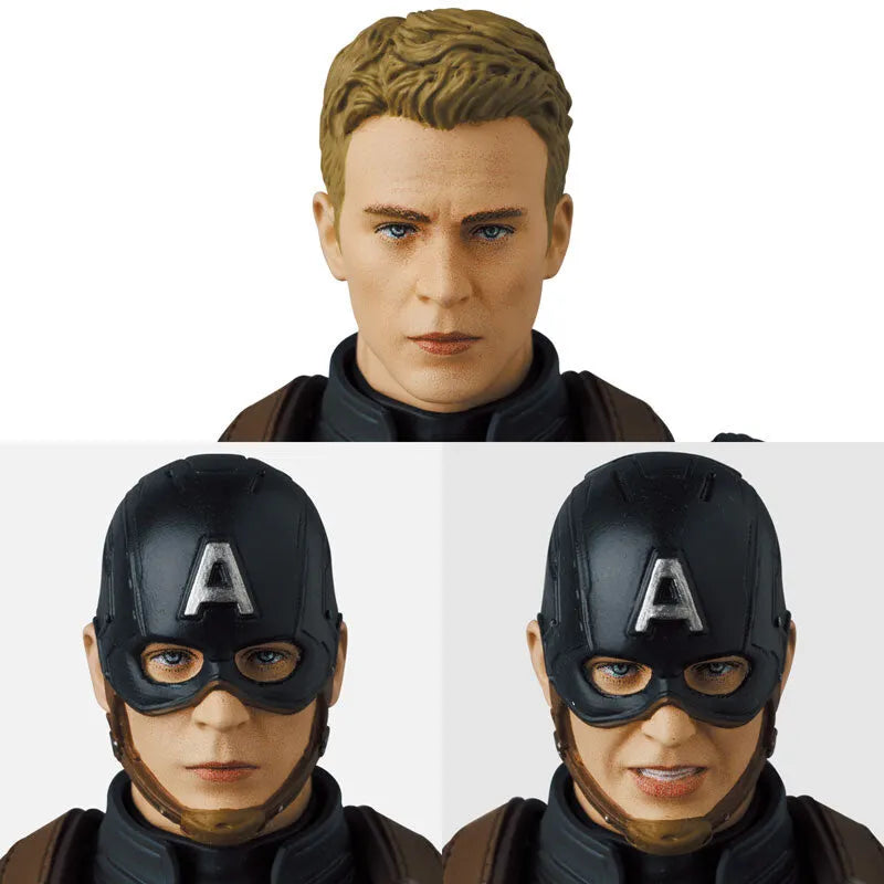 Captain America: The Winter Soldier - Captain America - Mafex No.202 - Stealth Suit (Medicom Toy)ㅤ – Medicom Toy – ActionFigureBrasil