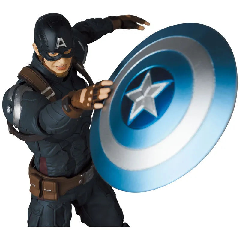 Captain America: The Winter Soldier - Captain America - Mafex No.202 - Stealth Suit (Medicom Toy)ㅤ – Medicom Toy – ActionFigureBrasil