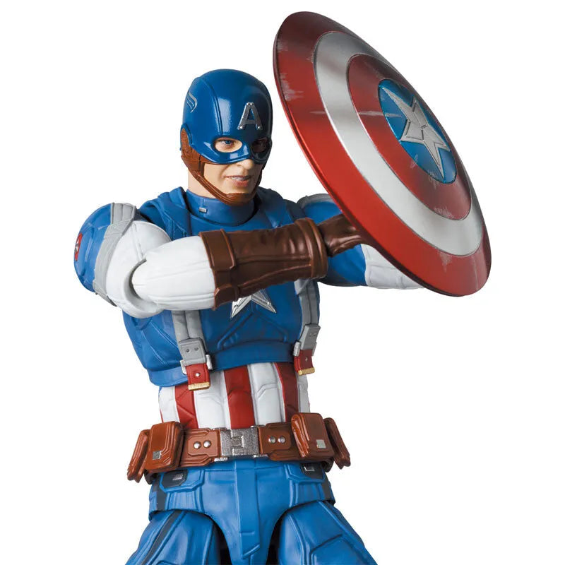 Captain America: The Winter Soldier - Captain America - Mafex No.220 - Classic Suit (Medicom Toy)ㅤ – Medicom Toy – ActionFigureBrasil