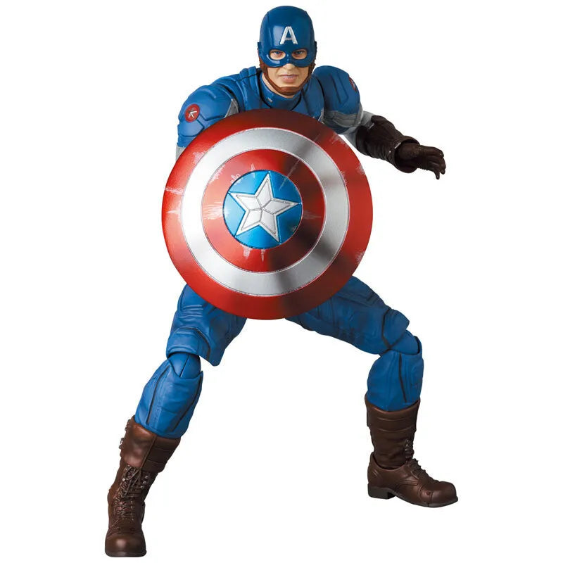 Captain America: The Winter Soldier - Captain America - Mafex No.220 - Classic Suit (Medicom Toy)ㅤ – Medicom Toy – ActionFigureBrasil
