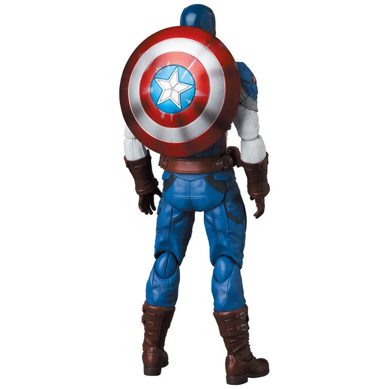 Captain America: The Winter Soldier - Captain America - Mafex No.220 - Classic Suit (Medicom Toy)ㅤ – Medicom Toy – ActionFigureBrasil