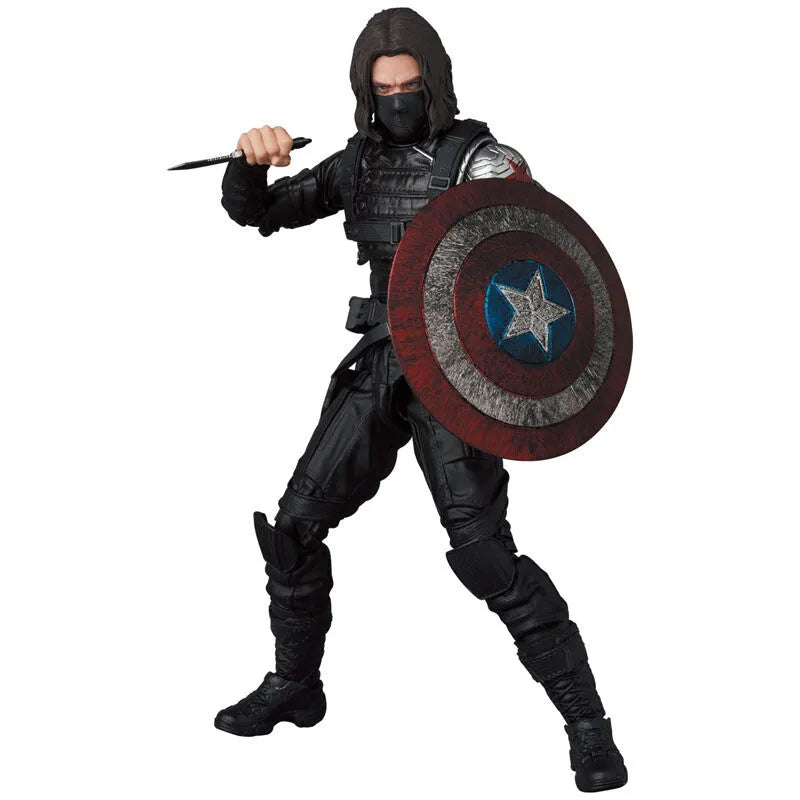 Captain America: The Winter Soldier - Winter Soldier - Mafex No.203 (Medicom Toy)ㅤ – Medicom Toy – ActionFigureBrasil
