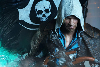 Captain Edward Kenway - LIMITED EDITION: 2000 (Exclusive) – PureArts – ActionFigure Brasil — com base expositora