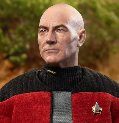Captain Jean-Luc Picard (Standard Version) – EXO-6 – ActionFigure Brasil — ângulo diferente