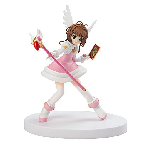 Card Captor Sakura - Kinomoto Sakura - Card Captor Sakura Special Figure Series - Special Figure - Cheerful Pink, Episode #4 Battle Costume ver. (FuRyu)ㅤ – FuRyu – ActionFigureBrasil