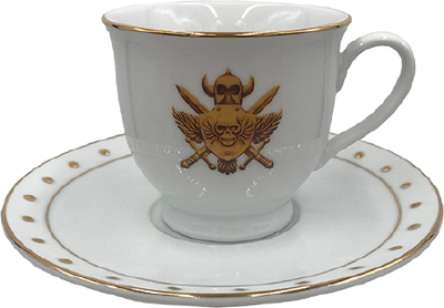 Castle Grayskull Crest Porcelain Cup & Saucer Set – Factory Entertainment – ActionFigure Brasil — detalhe do produto
