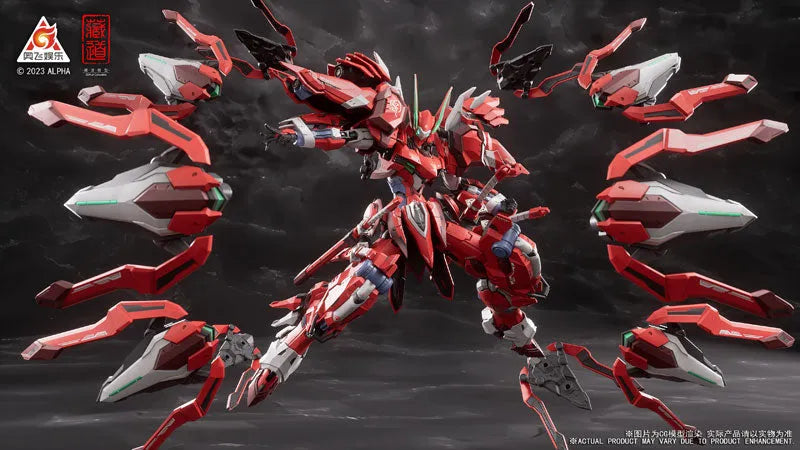 CD-FA-04 - KAINAR ASY-TAC FRONTEER - DSK-02 Full Armor Dussack - Red Night Dedicated Machine - 1/100 (ZEN Of Collectible)ㅤ – ZEN Of Collectible – ActionFigureBrasil