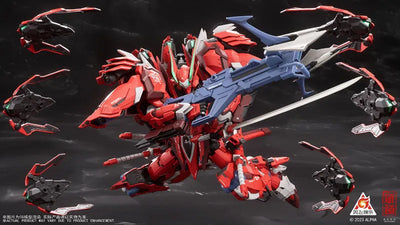 CD-FA-04 - KAINAR ASY-TAC FRONTEER - DSK-02 Full Armor Dussack - Red Night Dedicated Machine - 1/100 (ZEN Of Collectible)ㅤ – ZEN Of Collectible – ActionFigureBrasil — embalagem