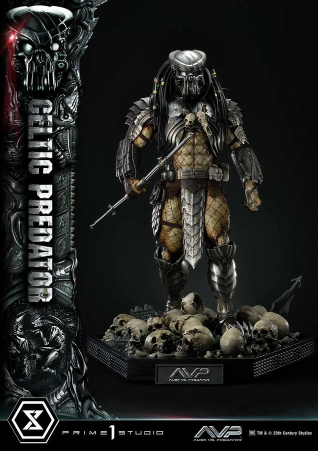 Celtic Predator (Bonus Version) Alien vs. Predator – Prime1Studio – ActionFigure Brasil