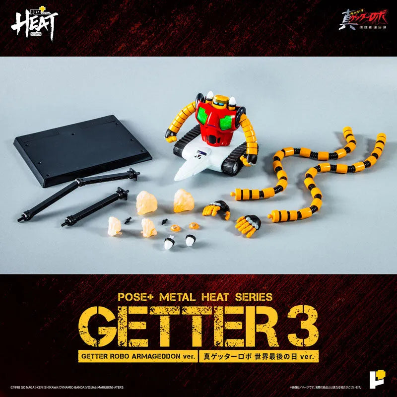 Change!! Getter Robo: Sekai Saigo no Hi - Getter 3 - Metal Heat Series - 2025 Re-release (Art Storm, Pose+)ㅤ – Art Storm – ActionFigureBrasil
