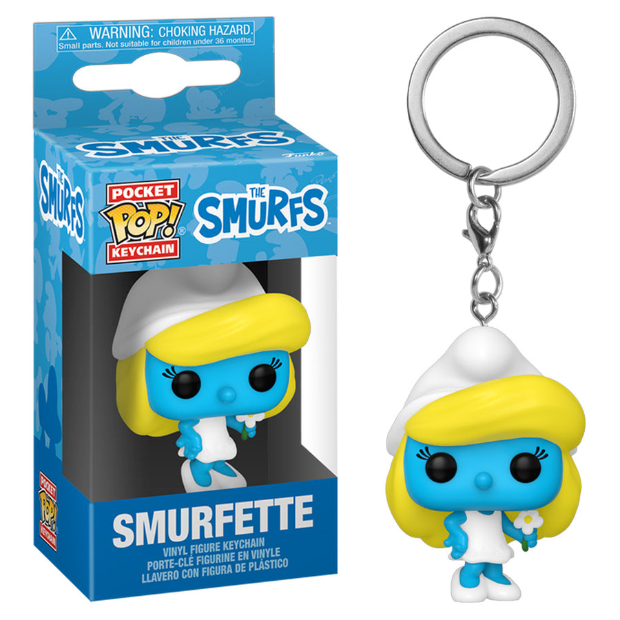 CHAVEIRO FUNKO POCKET POP KEYCHAIN THE SMURFS - SMURFETTE (79256) BRINDE