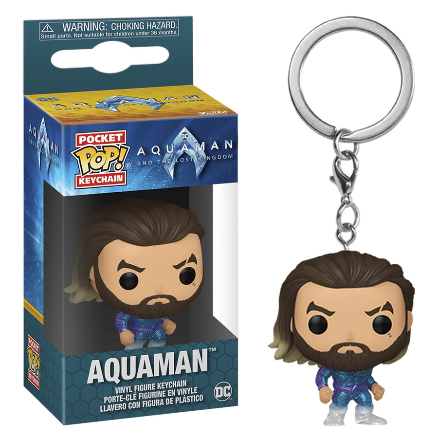 CHAVEIRO FUNKO POP KEYCHAIN DC AQUAMAN AND THE LOST KINGDOM - AQUAMAN 67574 BRINDE