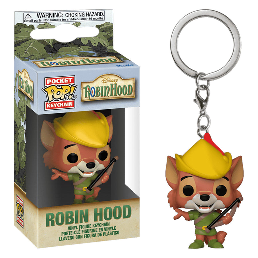CHAVEIRO FUNKO POP KEYCHAIN DISNEY ROBIN HOOD (75917) BRINDE