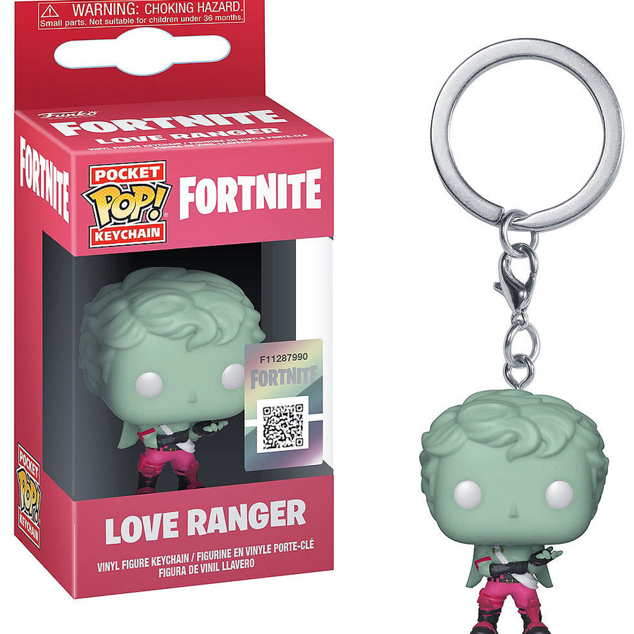 CHAVEIRO FUNKO POP - KEYCHAIN FORTNITE LOVE RANGER