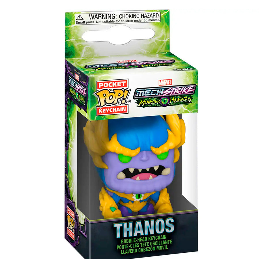 CHAVEIRO FUNKO POP KEYCHAIN MARVEL MONSTER HUNTERS - THANOS