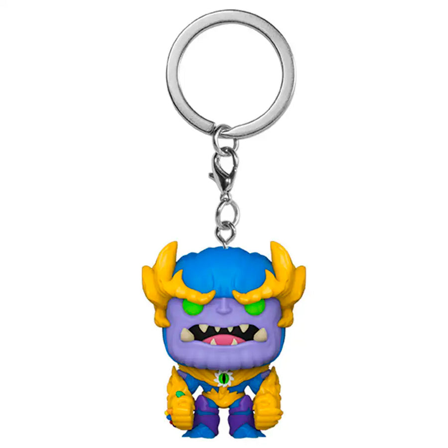 CHAVEIRO FUNKO POP KEYCHAIN MARVEL MONSTER HUNTERS - THANOS