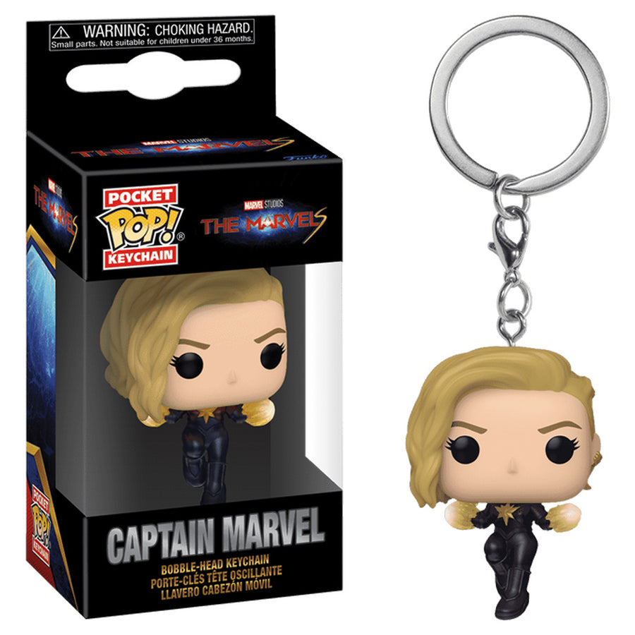 CHAVEIRO FUNKO POP KEYCHAIN MARVEL THE MARVELS - CAPTAIN MARVEL (67589) BRINDE