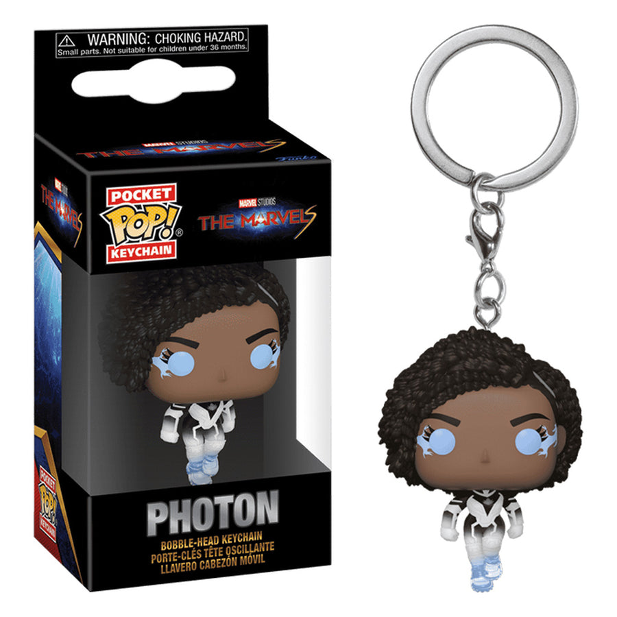 CHAVEIRO FUNKO POP KEYCHAIN MARVEL THE MARVELS - PHOTON (67590) BRINDE