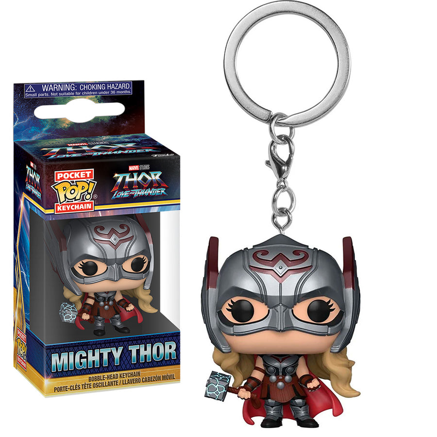 CHAVEIRO FUNKO POP KEYCHAIN MARVEL THOR: LOVE AND THUNDER - MIGHTY THOR