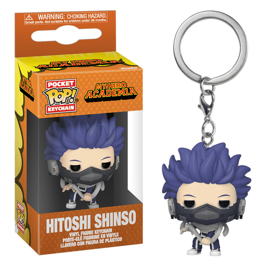 CHAVEIRO FUNKO POP KEYCHAIN MY HERO ACADEMIA - HITOSHI SHINSO (67333) BRINDE