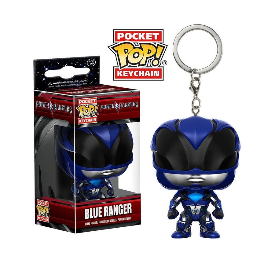 CHAVEIRO FUNKO POP KEYCHAIN POWER RANGERS BLUE BRINDE