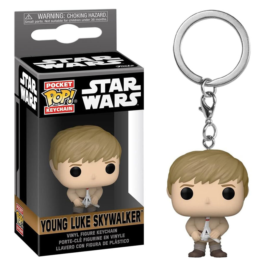 CHAVEIRO FUNKO POP KEYCHAIN STAR WARS OBI-WAN: KENOBI - YOUNG LUKE (67581) BRINDE