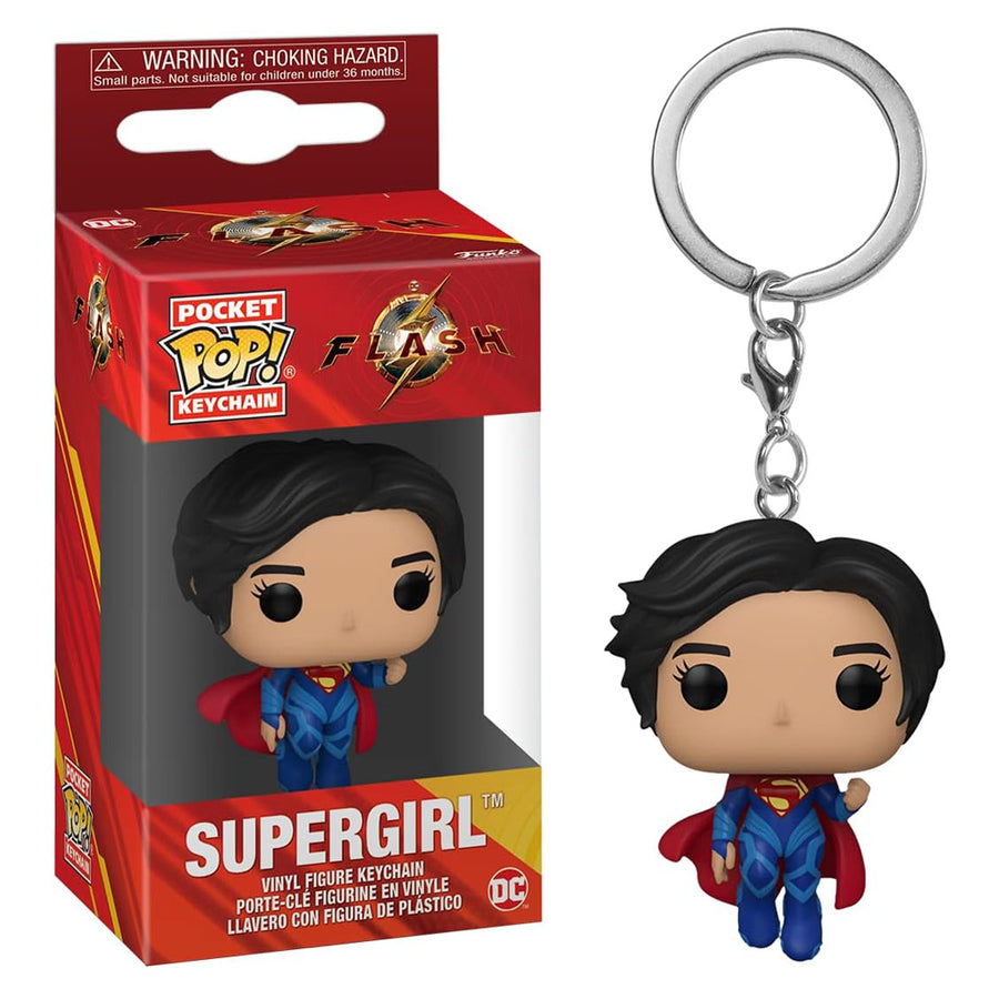 CHAVEIRO FUNKO POP KEYCHAIN THE FLASH - SUPERGIRL (65590) BRINDE