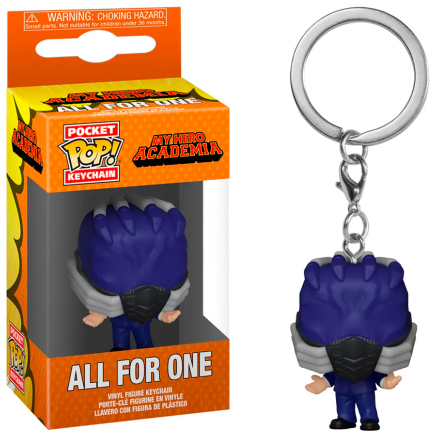CHAVEIRO FUNKO POCKET POP KEYCHAIN MY HERO ACADEMIA - ALL FOR ONE BRINDE
