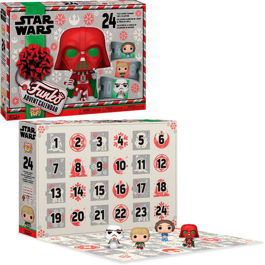 CALENDÁRIO FUNKO POP POCKET CALENDAR ADVENT - STAR WARS 2022 BRINDE