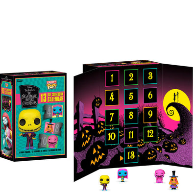 CALENDÁRIO FUNKO POP POCKET CALENDAR DISNEY - THE NIGHTMARE BEFORE CHRISTMAS 2022 (BLACKLIGHT)