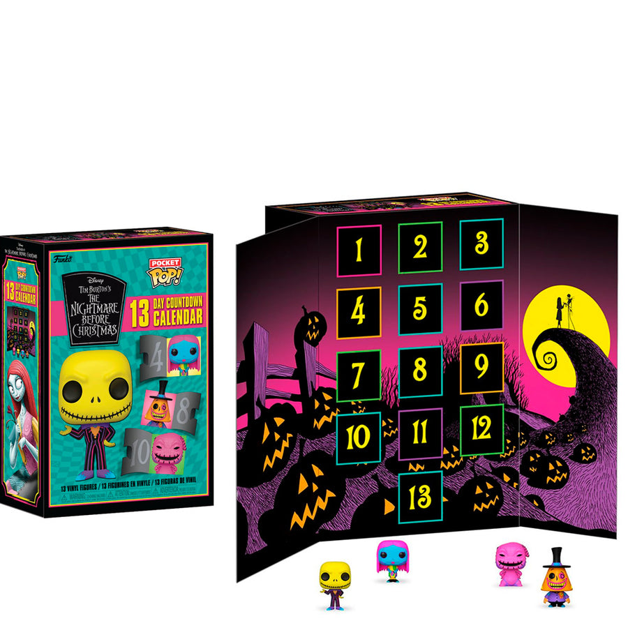 CALENDÁRIO FUNKO POP POCKET CALENDAR DISNEY - THE NIGHTMARE BEFORE CHRISTMAS 2022 (BLACKLIGHT)