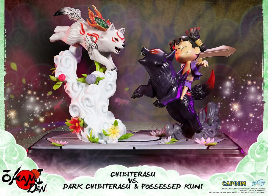 Chibiterasu vs Dark Chibiterasu & Possessed Kuni – First 4 Figures – ActionFigure Brasil