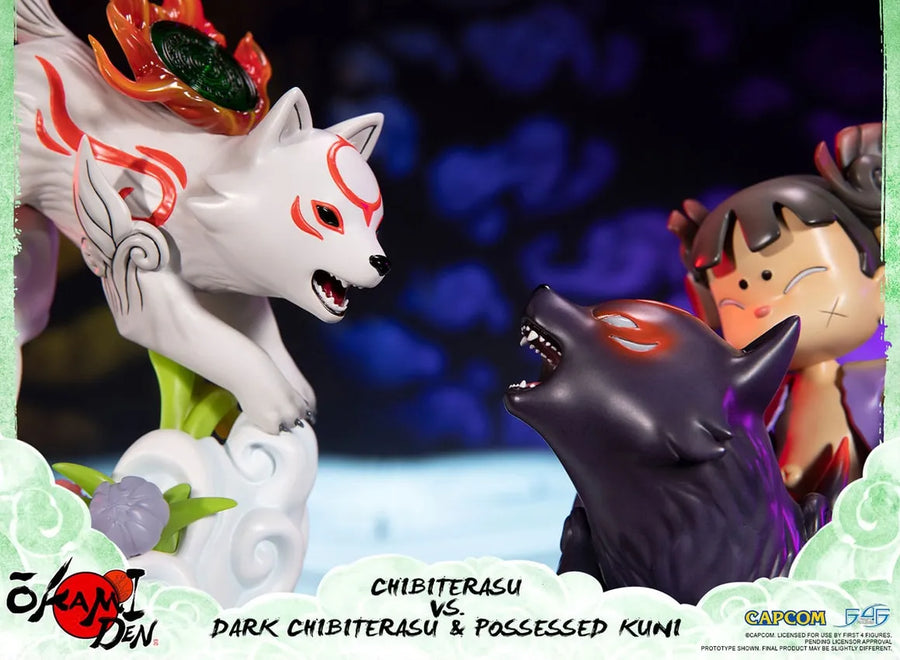Chibiterasu vs Dark Chibiterasu & Possessed Kuni – First 4 Figures – ActionFigure Brasil