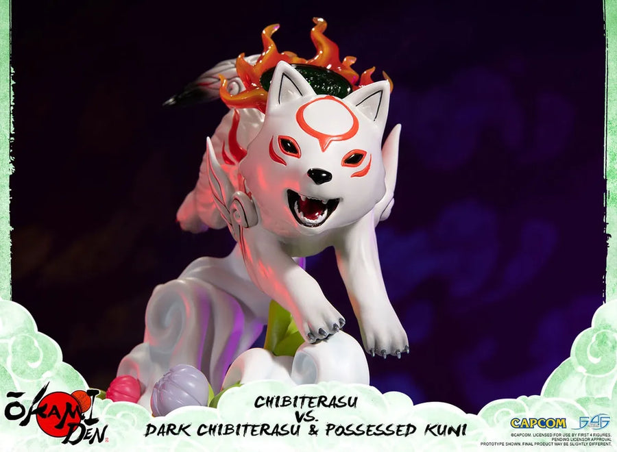 Chibiterasu vs Dark Chibiterasu & Possessed Kuni – First 4 Figures – ActionFigure Brasil