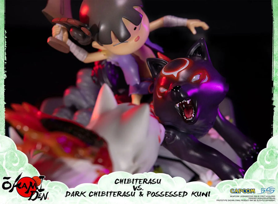 Chibiterasu vs Dark Chibiterasu & Possessed Kuni – First 4 Figures – ActionFigure Brasil