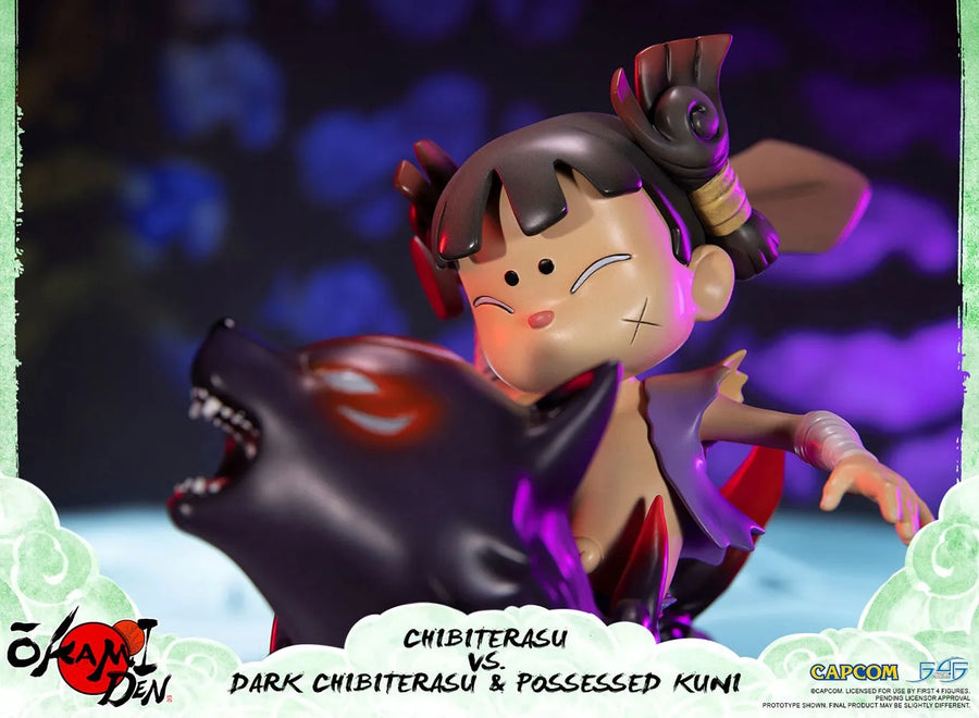 Chibiterasu vs Dark Chibiterasu & Possessed Kuni – First 4 Figures – ActionFigure Brasil