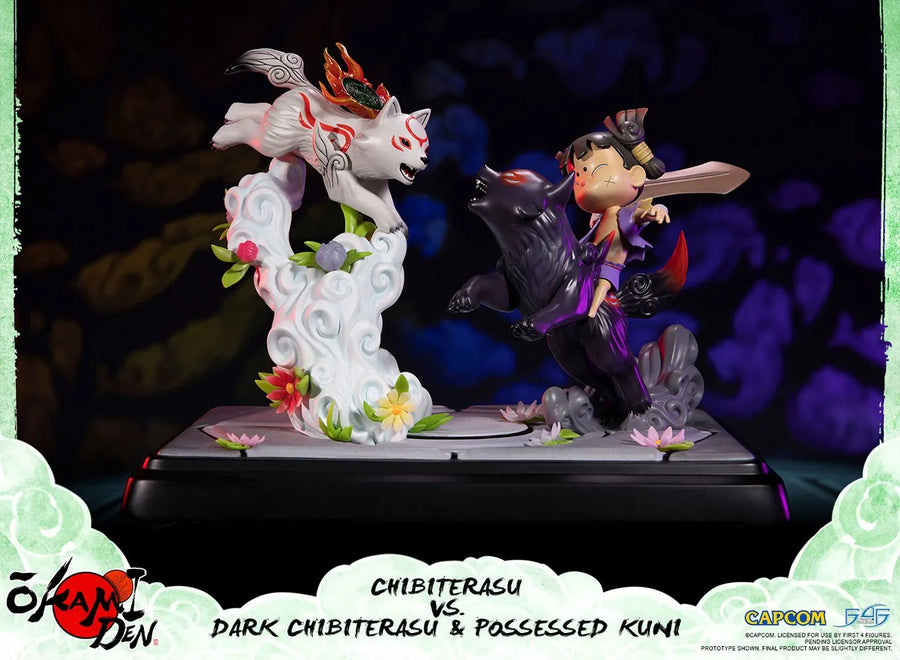 Chibiterasu vs Dark Chibiterasu & Possessed Kuni – First 4 Figures – ActionFigure Brasil