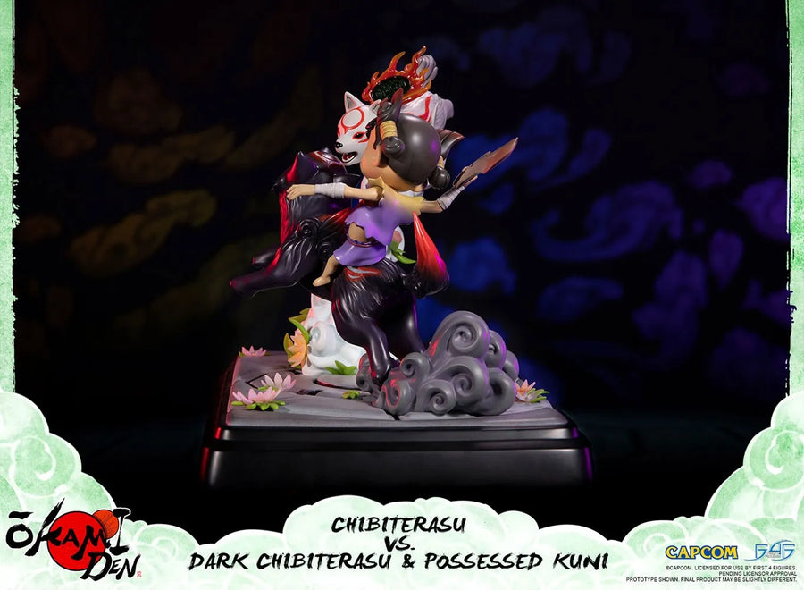 Chibiterasu vs Dark Chibiterasu & Possessed Kuni – First 4 Figures – ActionFigure Brasil
