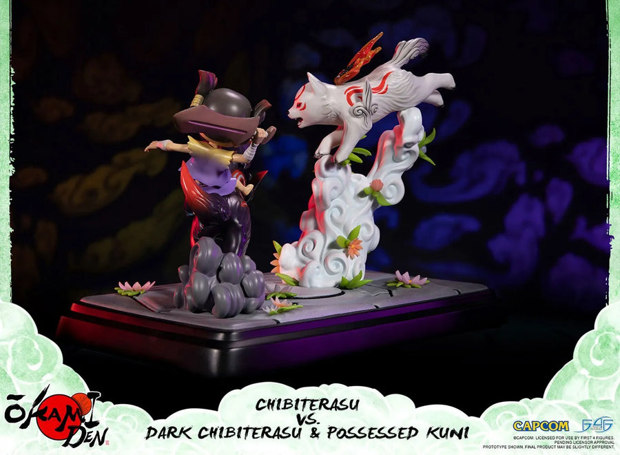 Chibiterasu vs Dark Chibiterasu & Possessed Kuni – First 4 Figures – ActionFigure Brasil