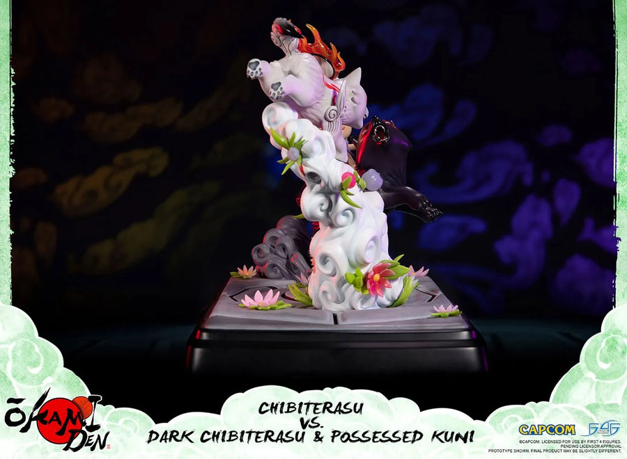 Chibiterasu vs Dark Chibiterasu & Possessed Kuni – First 4 Figures – ActionFigure Brasil