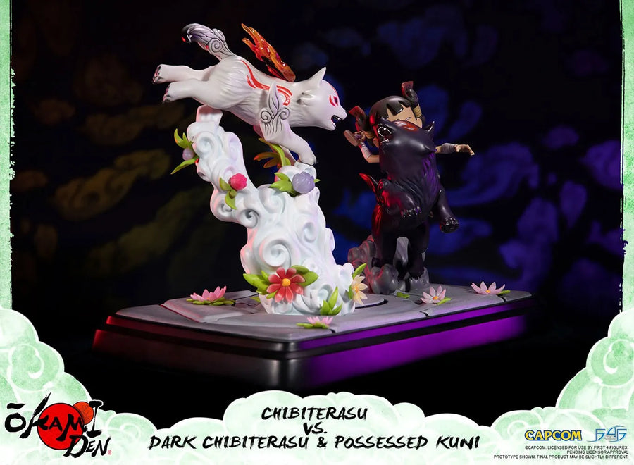 Chibiterasu vs Dark Chibiterasu & Possessed Kuni – First 4 Figures – ActionFigure Brasil