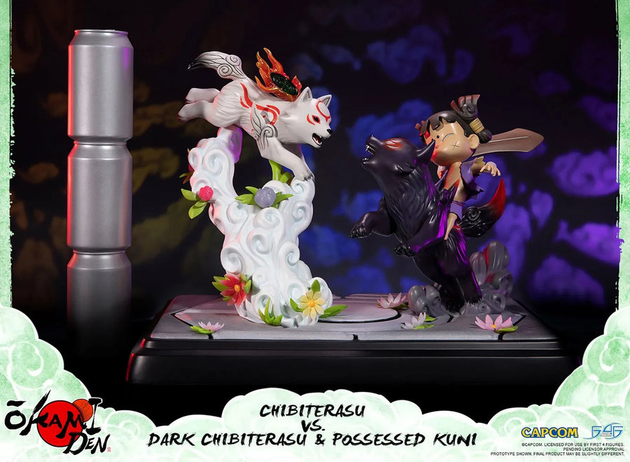 Chibiterasu vs Dark Chibiterasu & Possessed Kuni – First 4 Figures – ActionFigure Brasil