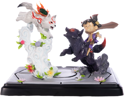 Chibiterasu vs Dark Chibiterasu & Possessed Kuni – First 4 Figures – ActionFigure Brasil