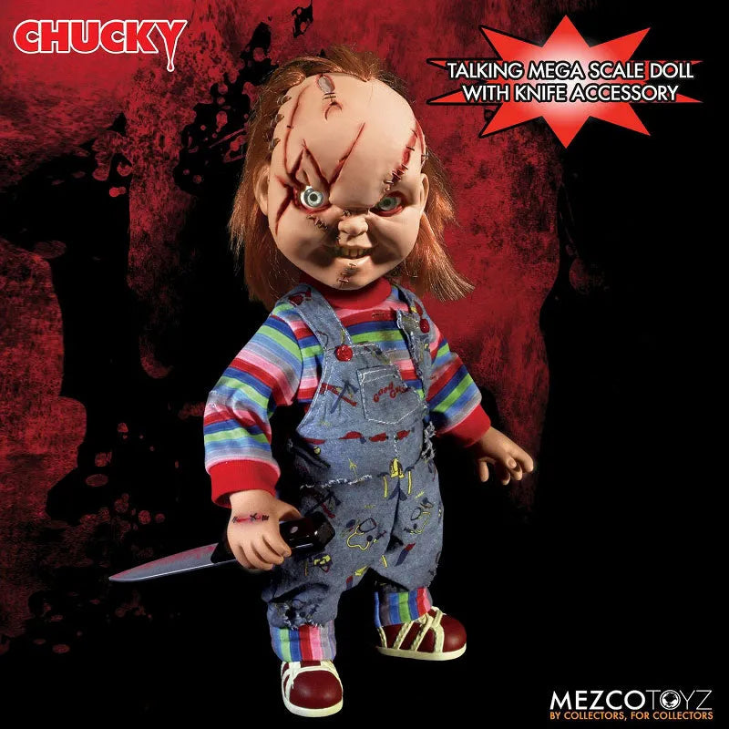 Child's Play / Chucky 15 Inch Talking Mega Scale Figureㅤ – Mezco – ActionFigureBrasil