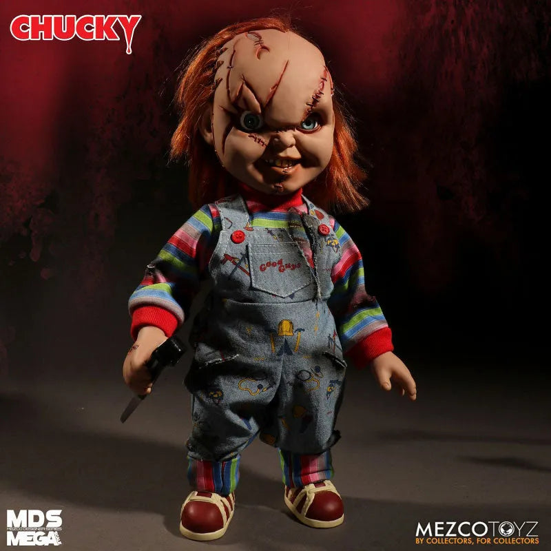 Child's Play/ Chucky 15 Inch Talking Mega Scale Figureㅤ – Mezco – ActionFigureBrasil
